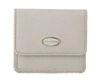 Dolce & Gabbana White Dauphine Leather Holder Pocket Wallet Condom Case In White