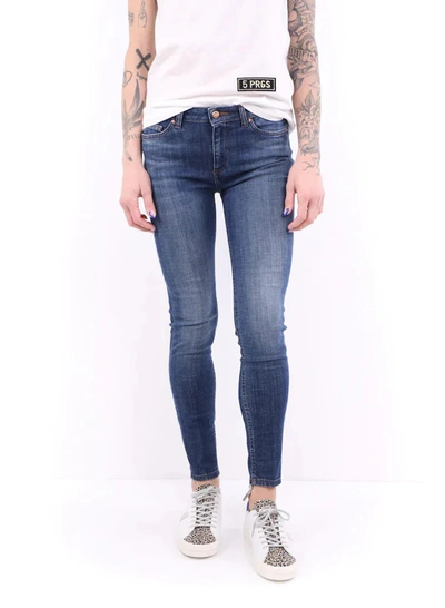 Don The Fuller Blue Cotton Jeans & Pant