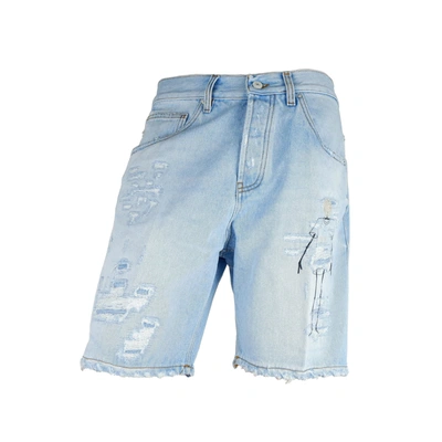 Don The Fuller Light Blue Cotton Short