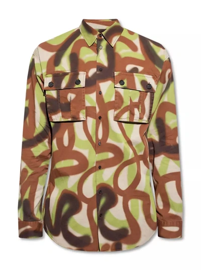 Dsquared² Army Cotton Shirt