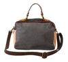 Ebarrito Multicolor Leather Shoulder Strap Top Handle Messenger Bag In Multicolor