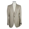 Emilio Romanelli Beige Wool Blazer In Beige