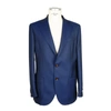 Emilio Romanelli Blue Wool Blazer In Blue