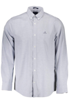 Gant Blue Cotton Shirt In Gray