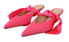 Gia Couture Pink Leather Lace Up Kitten Heels Pumps Shoes In Pink