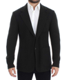 Dolce & Gabbana Black Single Breasted Formal Wool Blazer In Green