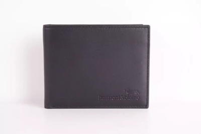 Harmont & Blaine Black Leather Wallet