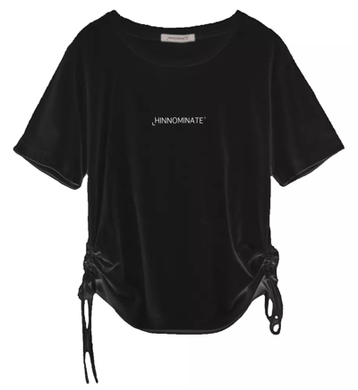 Hinnominate Cotton Tops & Women's T-shirt In Black