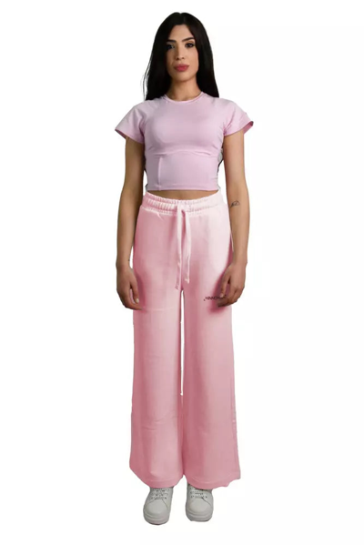Hinnominate Cotton Jeans & Women's Pant In Pink