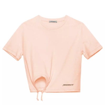 Hinnominate Cotton Tops & Women's T-shirt In Pink