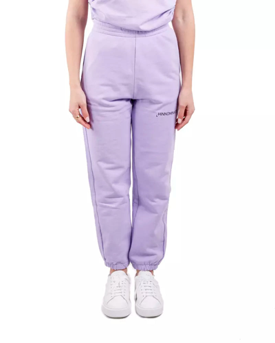Hinnominate Cotton Jeans & Women's Pant In Purple