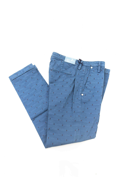 Jacob Cohen Sophisticated Chino Jeans With Embroide Women's Logo In Blue