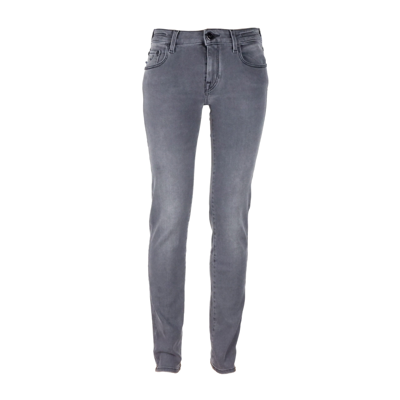 Jacob Cohen Grey Cotton Jeans & Trouser