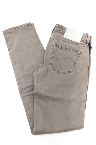 Jacob Cohen Gray Modal Jeans & Pant