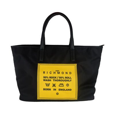 John Richmond Yellow Polyamide Shoulder Bag