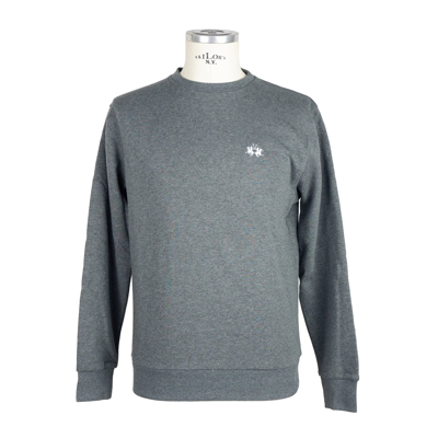 LA MARTINA GRAY COTTON SWEATER