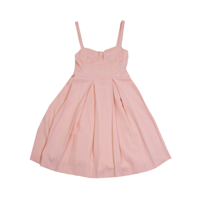 Lardini Pink Bodice Viscose Dress