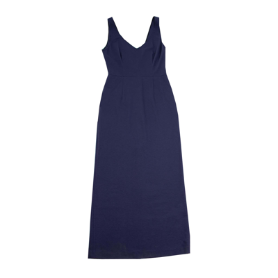 Lardini Strap Long Viscose Dress In Blue