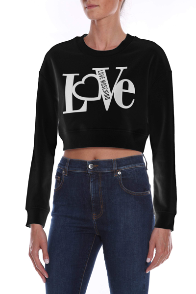 Love Moschino Cotton Women's Sweater In Black