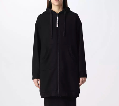 Love Moschino Wool Jackets & Women's Coat In Black