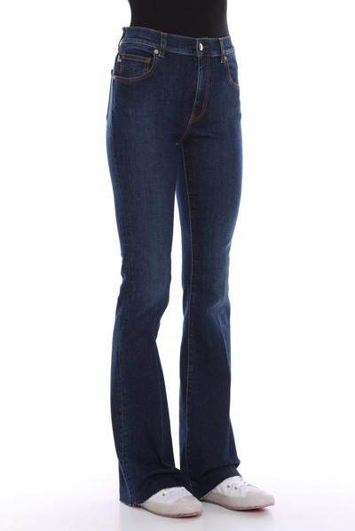 Love Moschino Cotton Jeans & Women's Pant In Blue