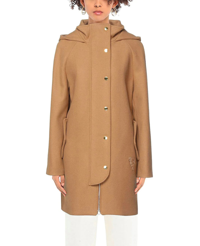 Love Moschino Brown Virgin Wool Jackets & Coat