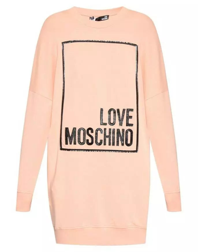 Love Moschino Pink Cotton Dress