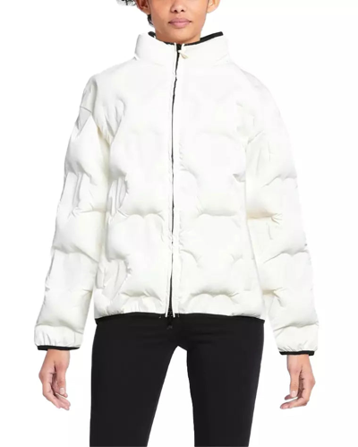 Love Moschino Polyester Jackets & Women's Coat In White