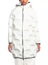 LOVE MOSCHINO WHITE POLYESTER JACKETS & COAT