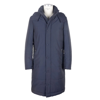 Made In Italy Blue Virgin Wool Jacket In Blue