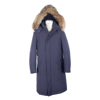 Made In Italy Blue Virgin Wool Jacket In Blue