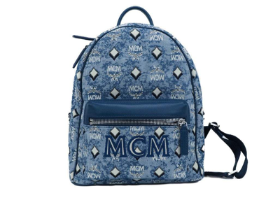 Mcm Backpack In Blue