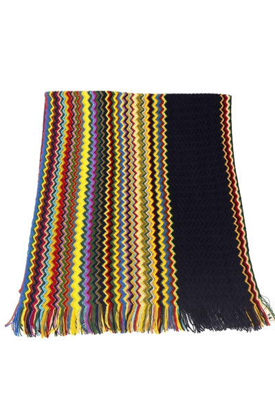 Missoni Multi Wool Men's Scarf In Multicolor