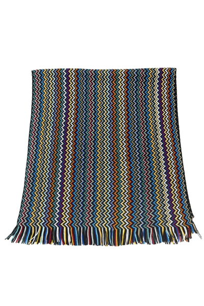 Missoni Ssoni Wool Men's Scarf In Multicolor