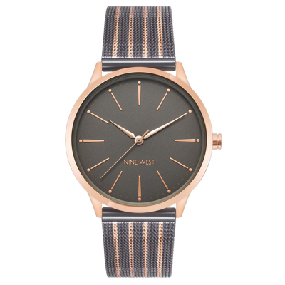 Nine West Pink Watches For Women's Woman In Rose Gold