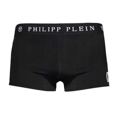 Philipp Plein Philippe Model Black Polyamide Swimwear