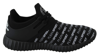 Plein Sport Black Polyester Runner Henry Sneakers In Black