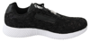 PLEIN SPORT BLACK POLYESTER RUNNER JOICE SNEAKERS