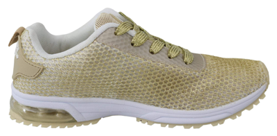 Plein Sport Polyester Gretel Trainers Women's Shoes In Gold