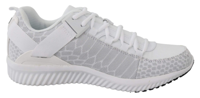 Plein Sport Polyester Adrian Sneakers Men's Shoes In White