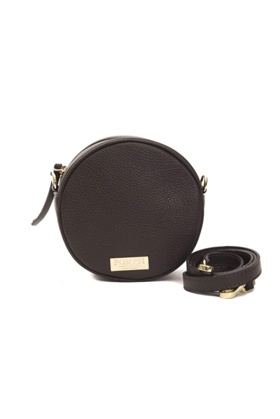 Pompei Donatella Leather Crossbody Women's Bag In Brown
