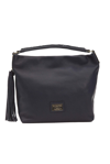 POMPEI DONATELLA GRAY LEATHER SHOULDER BAG