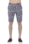 Pt Torino Blue Cotton Short In Blue