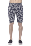 Pt Torino Blue Cotton Short In Blue