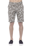 Pt Torino Green Cotton Short In Green