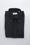 Robert Friedman Black Cotton Shirt In Black
