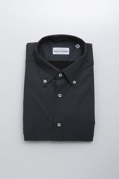 Robert Friedman Black Cotton Shirt