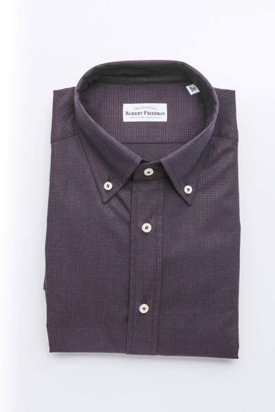 Robert Friedman Black Cotton Shirt