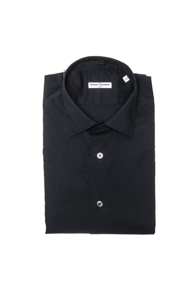 Robert Friedman Black Cotton Shirt