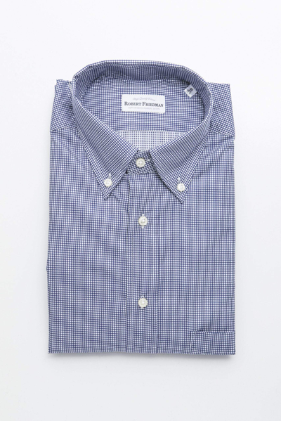 Robert Friedman Blue Cotton Shirt